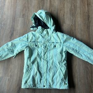 Burton Green Polka Dot Ski Jacket